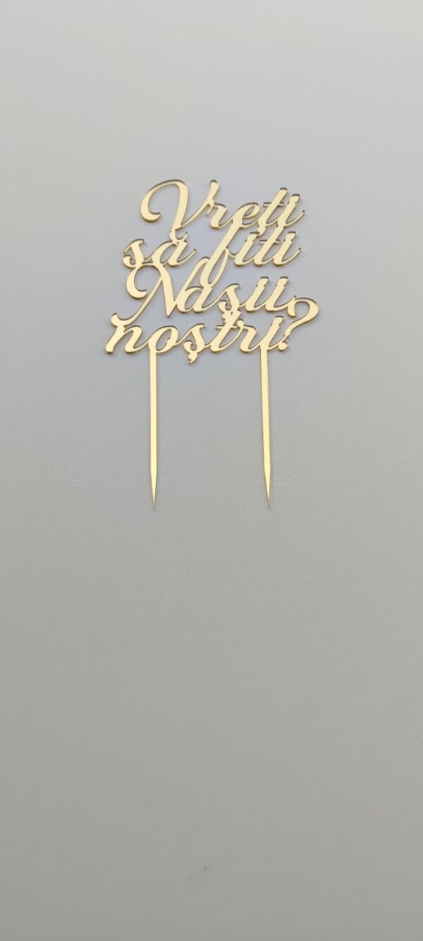 Toper plexiglas ”Nașii”