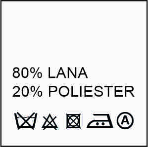 80% LANA  |  20% POLIESTER
